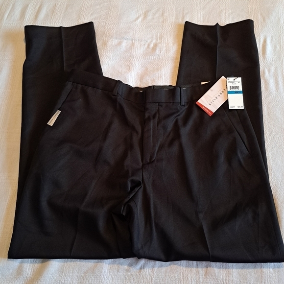 Perry Ellis men's 36 x 32 black portfolio modern fit folio-flex, New - Picture 8 of 9